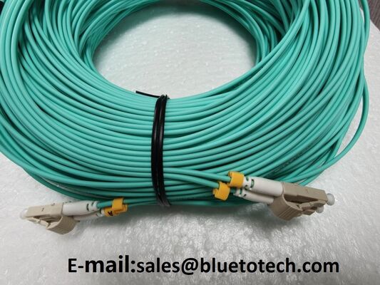 LC-LC OM3 Duplex Fiber Optic Patch Cord 2mm for High-Speed Data Transmission