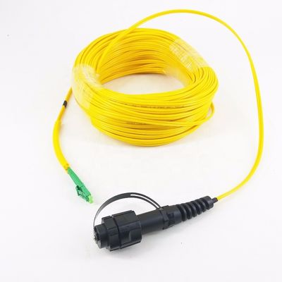 FTTA Huawei Waterproof Custom Fiber Optic Cables PDLC APC To LC APC Single Model Fiber Jumper Cables
