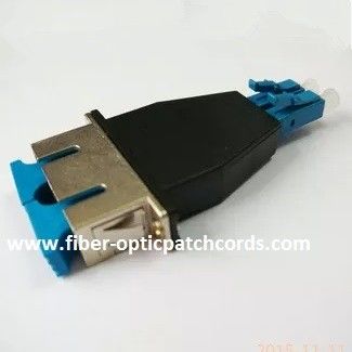 High Precision Metal Fiber Optic Adapters Duplex SC Female To LC Male Hybrid Adapter