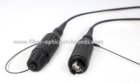 2core 4core 6 Core Fiber Optical Expanded Beam Connector For Outdoor Military
