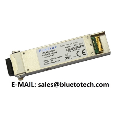 FTLX8511D3 10G XFP 850nm 300m Finisar 10.5G 300m XFP To Fiber Optic Converter