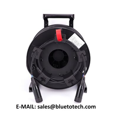 FTTA Armored Optical Patch Cord 4Core TPU 5.0mm LC to LC Single Mode TPU Armour Fiber Optic Patch Cable LC/UPC-LC/UPC 4fiber SM 5mm