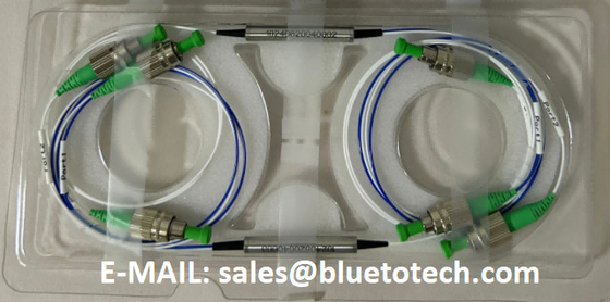 Polarisatiestraalsplitter PBS 1×2 FC/APC 3Port 1×2 Glasvezelpolarisatiestraalcombinator FC/APC Connector 1550nm Slow Axis