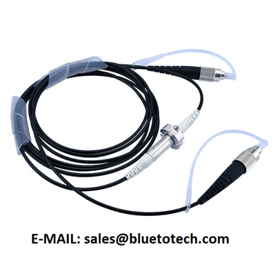 Glasvezel roterende gewrichten Glasvezel Splip Ring Rotary 1Fiber FC Connector Single Model Long Life Zwarte kabel