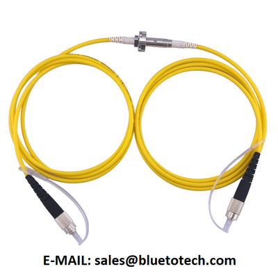 Glasvezel roterende gewricht 1Fiber FC connector Single Model Geel Kleur Glasvezel Splip Ring Rotary