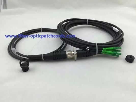 ODC naar LC/APC 4core glasvezel patch cord, buiten waterdicht enkelmodus glasvezel kabel ODC-LC 4fiber