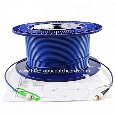 10M, 20M, 30M Slow Axis PM Armored Fiber Optic Patch Cord FC/UPC naar FC/APC Connector
